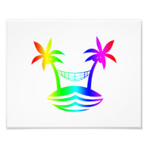 palm hammock beach smile rainbow.png art photo