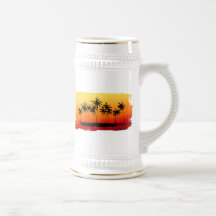 Palm Shadows at Sunset Mugs