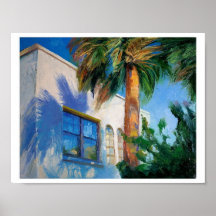 Palm Shadows Posters