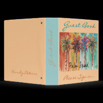 Palm Squad Guest Book binders