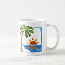 Palm, Sun & Sea Coffee Mug