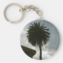 palm tree and clouds keychain