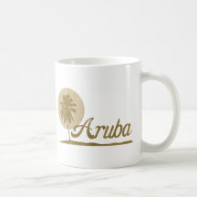 Palm Tree Aruba Coffee Mug