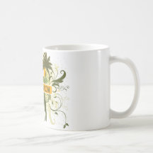 Palm Tree Bahrain Mugs