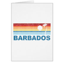 Palm Tree Barbados Greeting Card