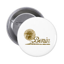 Palm Tree Benin Pin
