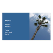 Palm Tree Business Card Templates