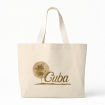 Palm Tree Cuba Tote Bags