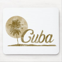 Palm Tree Cuba Mouse Pad