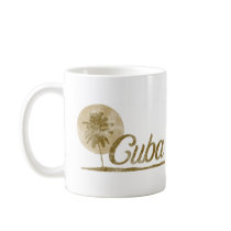 Palm Tree Cuba Coffee Mugs