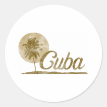 Palm Tree Cuba Sticker