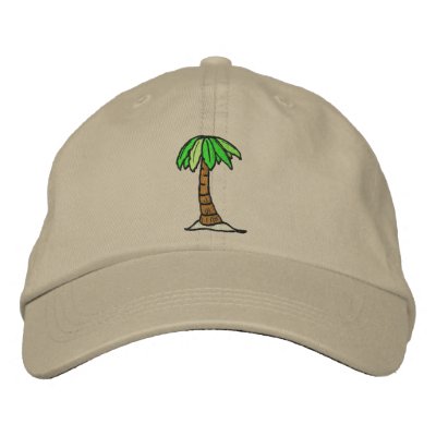 Palm Tree Hat Embroidered Baseball Caps Palm Tree Hat Embroidered Baseball Caps