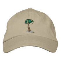 Palm Tree Hat Embroidered Baseball Caps