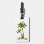 Palm Tree Luggage Tag