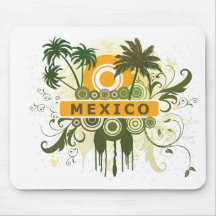 Palm Tree Mexico Mouse Mats
