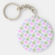 palm tree pattern keychains
