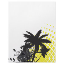 palm tree rays letterhead