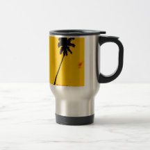 Palm Tree Silhouette Coffee Mug