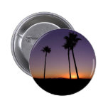 Palm Tree Sunset Button