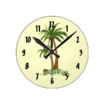 Palm Tree Wall Clock