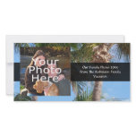 Palm Trees Against Blue Sky photo cards