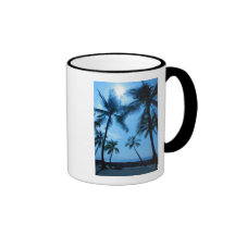 Palm Trees and Blue Skies Mugs