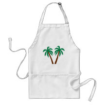 Palm trees apron