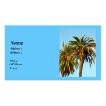 Palm Trees Business Card