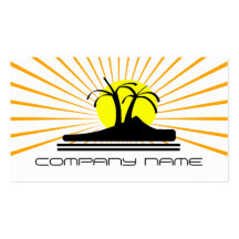 Palm Trees Business Cards