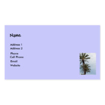 Palm Trees Business Cards
