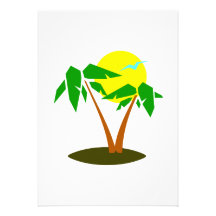 Palm Trees Fun Announcements