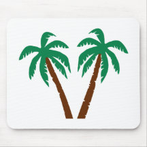 Palm trees mouse pads