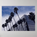 Palm Trees & Office Building Print