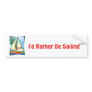 Palm Trees & Sailboat Bumper Sticker
