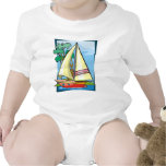 Palm Trees & Sailboat Tshirt