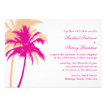 Palm Trees Wedding invitations