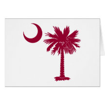 Palmetto de grenat cartes de vœux