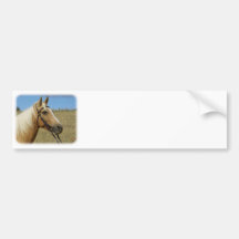 Palomino Horse 9R015D-184 Bumper Sticker