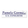 Pamela Gorman U.S. Congress Bumper Stickers