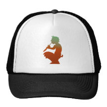 Pan Satyr Flöte flute Trucker Mützen