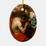 Pan - The Music Lesson - 1 Christmas Tree Ornaments