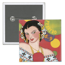Panama Carnaval 1937 Pin