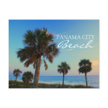 Panama City Beach, Florida Palm Trees Sunset Post Cards