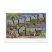 Panama City, Florida - Large Letter Scenes Post Cards