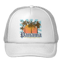Panama City Souvenir Mesh Hat
