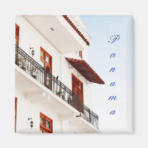 Panama Square Magnet