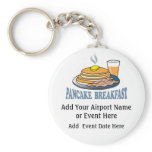 Pancake Bacon Juice Fundraiser Key Chains