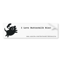 Pancake Loves Buttermilk Biscuits Bumper Sticker