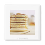 Pancakes and Melting Maple Syrup Magnet