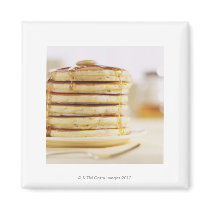 Pancakes and Melting Maple Syrup Magnet